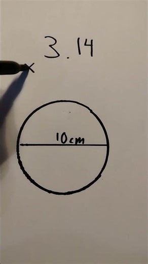 How to Calculate the Circumference #maths #circle