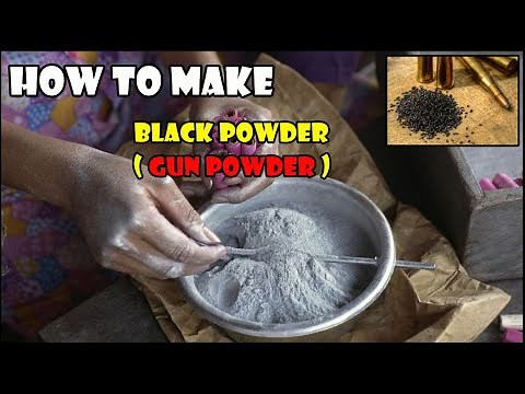 How to Make Gun Power Full Easy | Home Made Gun Powder | Black Powder Making | Fire fireworks powder