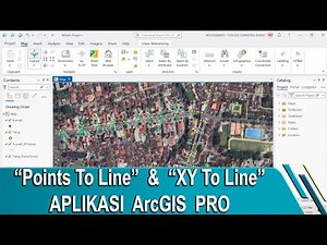 "Points To Line" & "XY To Line" ArcGIS Pro || Membuat Garis Otomatis Dari 2 Layer Yang Berbeda ||