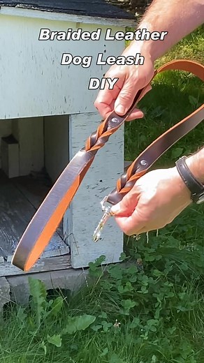 Handmade Braided Leather Dog Leash Tutorial