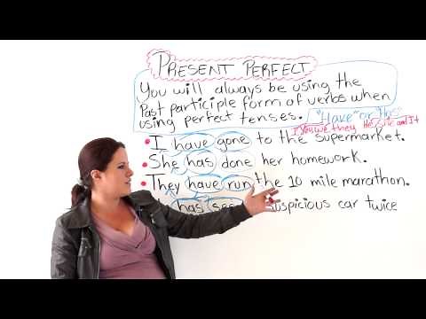 ESL Lesson: The Present Perfect Tense