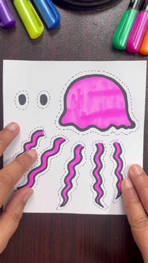 Cut and Paste Jellyfish Art Tutorial