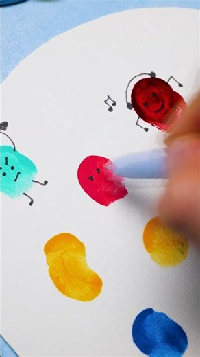 Easy Thumb Painting Ideas by Slick Slime Sam #art