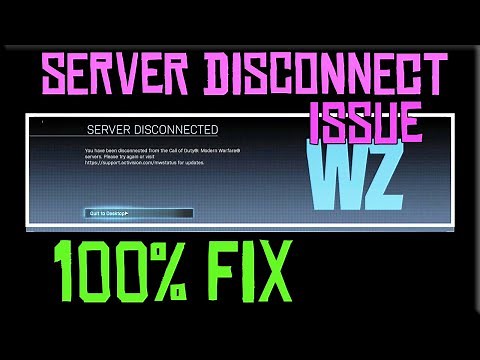 [PC] COD:Warzone - How to Fix Server Disconnect Issue - 100% FIX