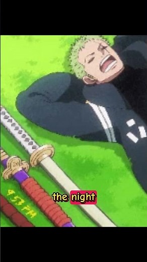 Why Zoro is always sleeping #onepiece #animecharacter #anime #onepiececharacter #zoro #roronoazoro