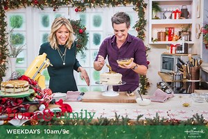 7K views · 199 reactions | Donal Skehan is back in our Kitchen with a delicious Holiday dessert! Watch to see how to make his delicious Sticky Toffee Cake with Salted Caramel Frosting. For the recipe visit: https://www.hallmarkchannel.com/home-and-family/recipes/donal-skehan-sticky-toffee-cake-with-salted-caramel-glaze | Home & Family | Facebook