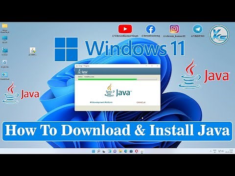 ✅ How To Download And Install Java On Windows 11 | Windows 11 Me Java Kaise Install Kare