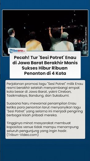 Empat Kota di Jawa Barat Jadi Saksi Sukses Tur Sesi Potret Enau yang Berakhir Manis, Meriah Sekali!