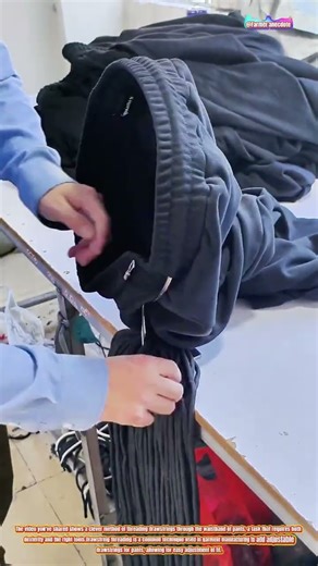 The Art of Threading Drawstrings Through Pants