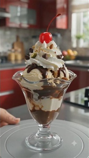 Chocolate Sundae Recipe #ChocolateSundae #DessertLovers #IceCreamLover #ChocolateDessert #FoodReels