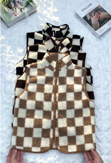 Checkerboard chic is back 🖤♟️#CheckerboardVest#TikTokShopBlackFriday#TikTokShopCyberMonday#spotlightfinds#tiktokshopholidayhaul