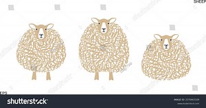 Sheep Logo Isolated Sheep On White Stock Vector (Royalty Free) 2270663109 | Shutterstock