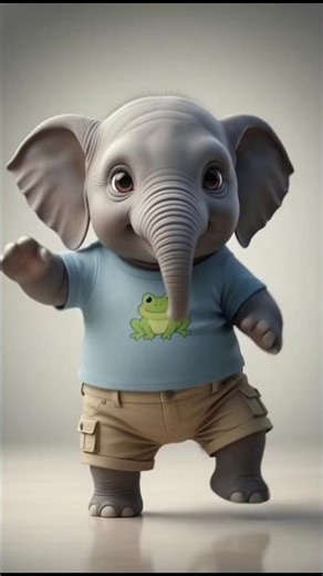 Dancing Baby Elephant Cartoon – Fun Kids Short!”