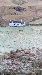 The MacDonald Clan House in Glencoe Scotland. This house has been in the family four generations.