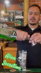 Alien Secretion #shorts #drinkrecipes #drinkresponsibly