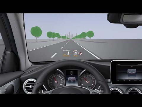 GLC: Head-up display - Mercedes-Benz original