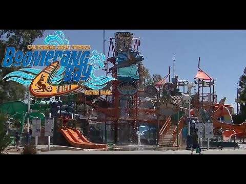 Boomerang Bay (California’s Great America Waterpark) Tour & Review with Ranger