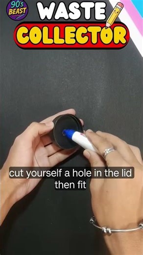 Easy DIY Pencil Shavings Collector | Smart Sharpener Hack