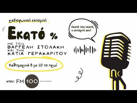 H Βάσια Αναστασίου Μέλος Κεντρικής Επιτροπής ΠΑΣΟΚ στο "100% στον FM100"