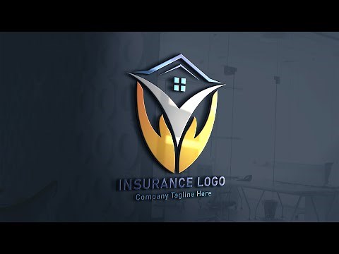 Insurance Company Logo Design Tutorial in Photoshop