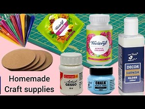 DIY Homemade essential Craft Supplies
