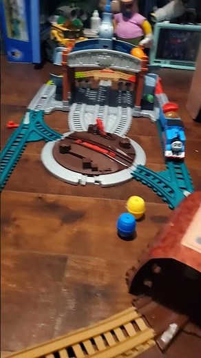 My Thomas and Friends trackmaster set #thomasthetankengine