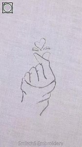 Valentines Day Special Embroidery Jand Love Pattern Hand Embroidery#reels #embroidery | SmirchS