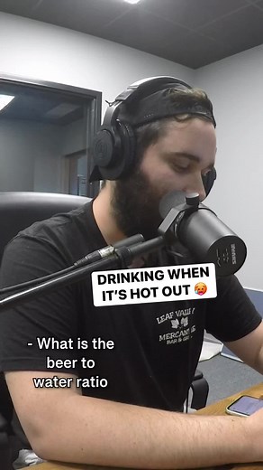 Beer is the best way to beat the heat ☀️ Watch the full episode on Patreon! | You Betcha Radio