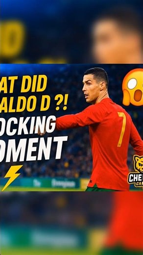 ⚡ What Did Ronaldo Do?! 😱 Shocking Moment Towards the Stadium 🔥 | eFootball | 🎮 Cheetas Gaming