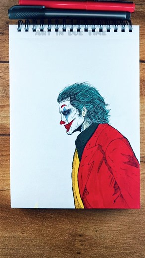 Drawing a quick sketch of Joker #shorts