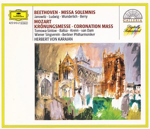 Beethoven, Mozart - Berliner Philharmoniker, Herbert von Karajan - Missa Solemnis / Coronation Mass