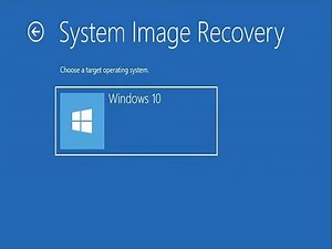 How To Restore Windows 10 After Formatting Using System Image Restoration