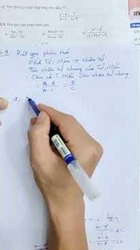 Grade 8 Math - Lesson 6.9 - Page 12 - Textbook - Volume 2 - Basic Properties of Rational Expressi...