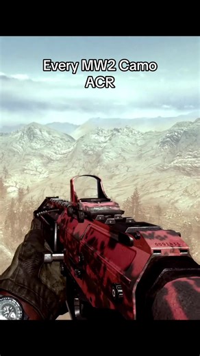 Which camo do you think looks best on the ACR? #mw2 #modernwarfare2 #cod #callofduty #nostalgic