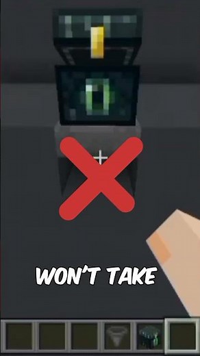 This Minecraft Mistake Can Ruin Your Storage System #shorts #minecraftshorts