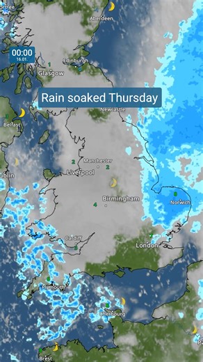 ☔️ It's a sodden outlook for England and parts of Wales today, with heavy rain moving in from the afternoon. Learn more: https://to.weatherandradar.co.uk/thursday-rain #Weather #UKWeather #Rain #Raining #WeatherOutlook #WeatherForecast #WeatherUpdate #WeatherRadar #WeatherReport | Weather & Radar UK / Ireland