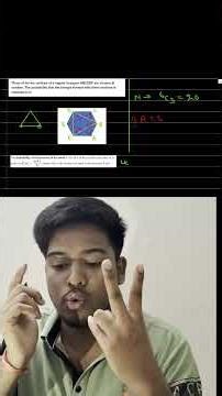 probability with geometry 🤔🔎#jeemains2026 #teaching #education #jeeadvance2026 #mathskills #ndamaths