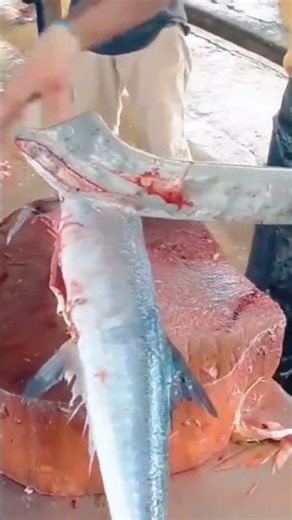 🔥😱 Special!! Beautiful Nature Village's Worth Big Rohu Fish Cutting Skills 😱 #shorts