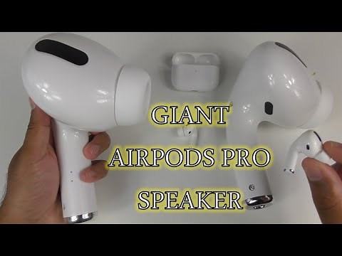 GIANT Airpod Pro Style Wireless Speaker: Unboxing & Review