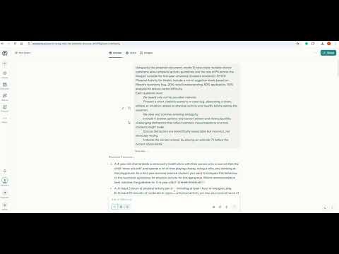 AI for generating MCQ and breaking down concepts