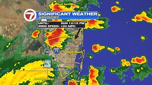 Strong, heavy thunderstorm with gusty winds and flood concerns across much of metro Miami-Dade right now | 7Weather