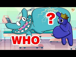 Fat Rainbow Friends vs Cyan Rainbow Friends 2 Have a Baby