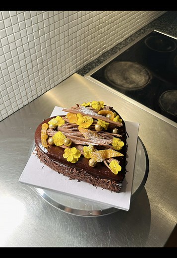 Orange Chocolate Mousse Cake Recipe