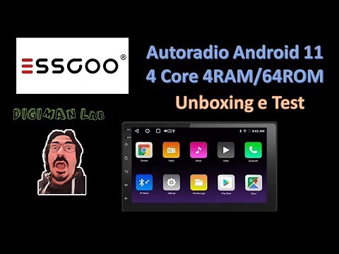 Video Test Autoradio 2 DIn Android ESSGOO AR7001