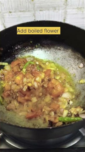#Cauliflower Fry Curry for Rice & Roti 🔥#shorts#viralvideo #fryrecipes#Simple Homemade Curry 🍛