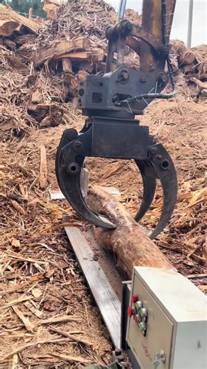 Large-scale 100-Ton Pressure Long log splitter,Custom Sizes Available #HydraulicLogSplitter #woodsplittter #logsplitting #LargeHydraulicLogSplitter