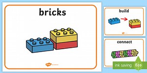 Construction Area Word Display Posters