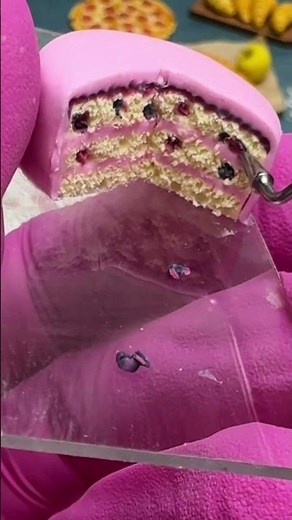 Miniature Cake from Polymer Clay | Tiny Dessert Art Process