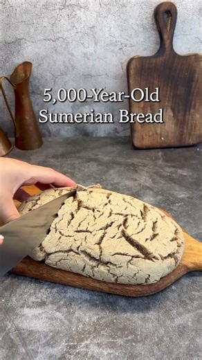 ⭐💖⭐ 5,000-Year-Old Sumerian Bread ⭐💖⭐ Video & Recipe by Table of Gods | Arim Hawsho @tableofgods https://www.instagram.com/tableofgods/ https://www.tableofgods.com/ SHARED BY #TeamArt #TheArtTeam #ArtArmeniCook https://www.facebook.com/armenianandmiddleeasterncooking/ In the city of Lagash in modern-day Iraq, archaeologists uncovered a massive oven from 2700 BC that was 5 meters in diameter. That’s so big you could fit 100 pizzas in there. But what came out wasn’t pizza, but a barley bread cal