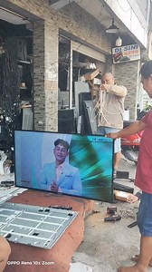 Servis tv lcd pelanggan baru dari Mojokerto jauh jauh ke sidoarjo | Adji Lcd Led